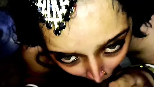 Indian Bengali step sister face fuck