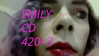 Emilycd420 szybka zabawa crossdresser