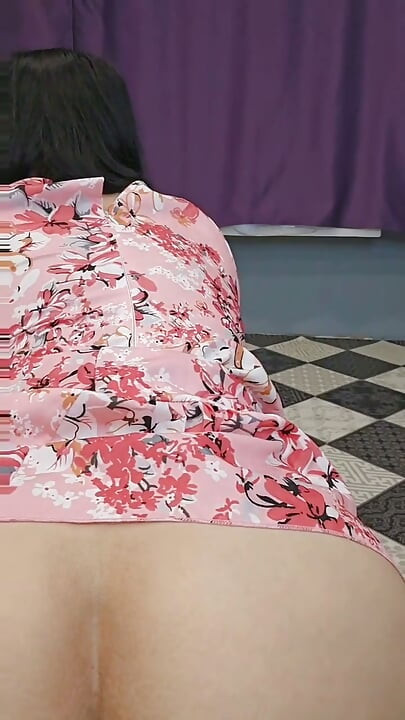 There's a Tunnel in My Ass, and My Pussy Is Plugged with My Panties