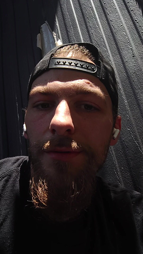 Chillin before work getting ready to do my first video tonight.