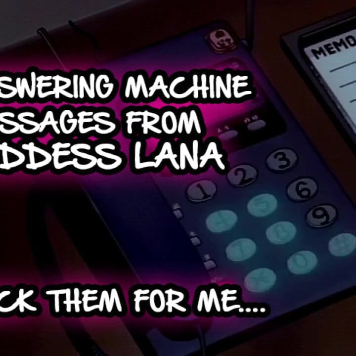 AUDIO ONLY - Answering machine messages 1 suck them for me