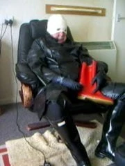 Skyping in rubber.