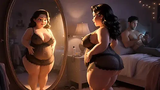 "From Chubby & Ignored to Curvy Cock Tease – Her Slutty Transformation" ep1
