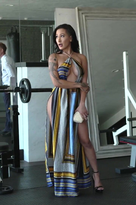 Sexy ftattooed MILF Amia Miley enjoy in licking her feet by her feet-lover fucker