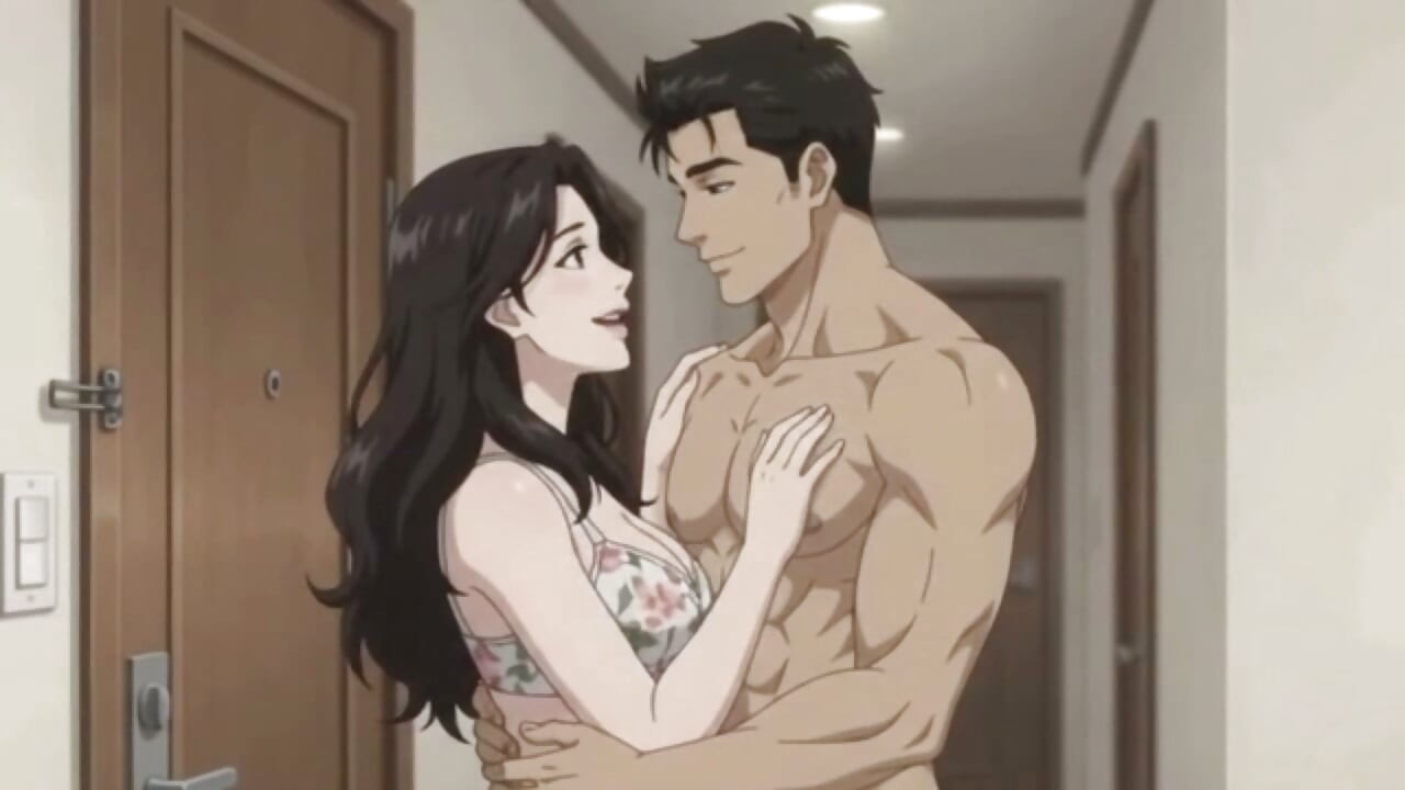 Cheating wife secret affair with yoga instructor when husband out