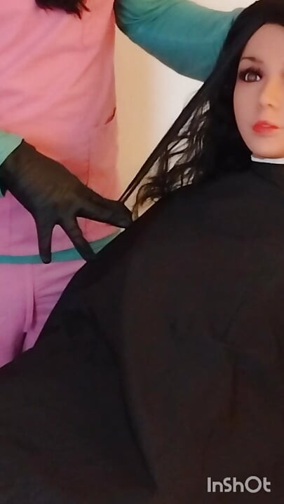Lindsey erotic chemical cape modeling session busty sex doll