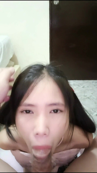 Cute Stepsister POV DEEPTHROAT SWALLOW | Clip 1
