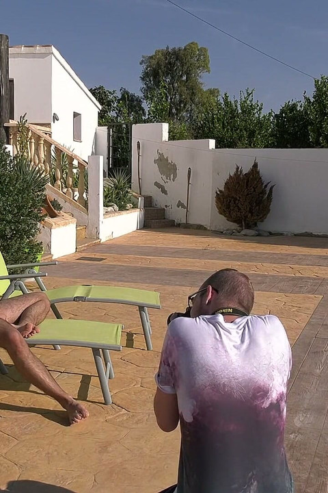 Stroking in the Sun with Maxxie