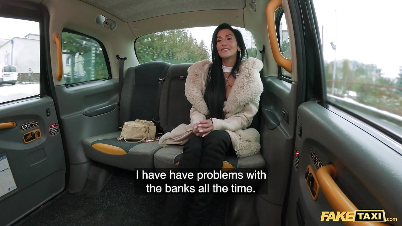 Her Bank was Empty so I Filled Her Pussy - Fake Taxi