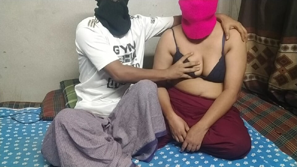 Hot girlfriend with lover boy full night romance im very happy