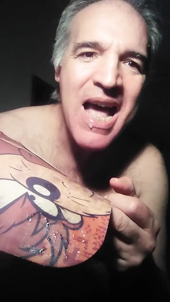 A River of Cum Coming Out of My Big Cock