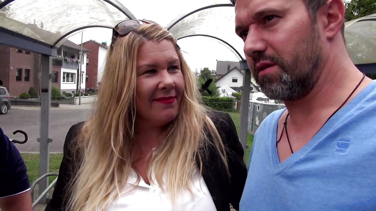 Lovely MILF with big boobs gets fucked outdoor and in the car