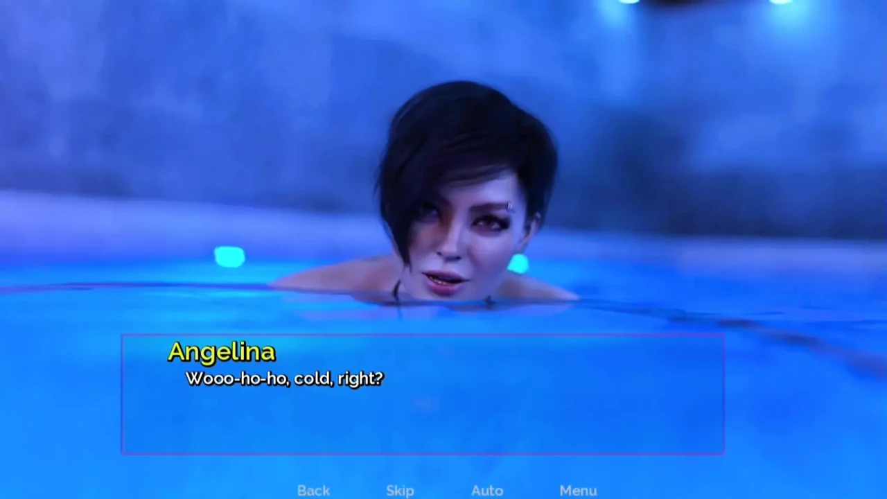 Girlfriend make fun and teasing in Gym Pool and bathroom when everyone left out from gym