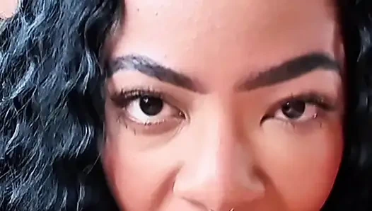 SHE STOPPED BY FOR MORE HARDCORE FUCK - Brunette Gostosa in Extreme Cowgirl ride in POV