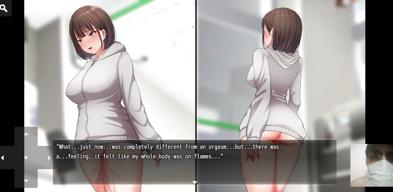 Nightwalk!Hentai game gameplay! Exhibitonist virgin girl masturate in public and got caught and fucked.