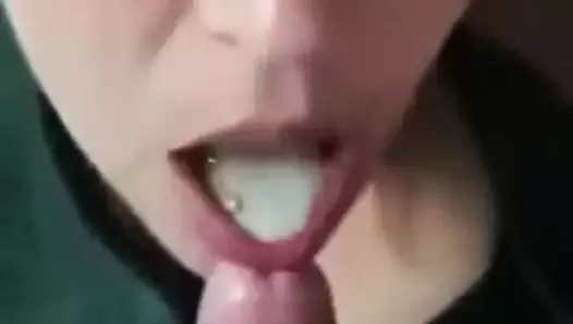 Quick Blowjob - Girl with Pink Nails
