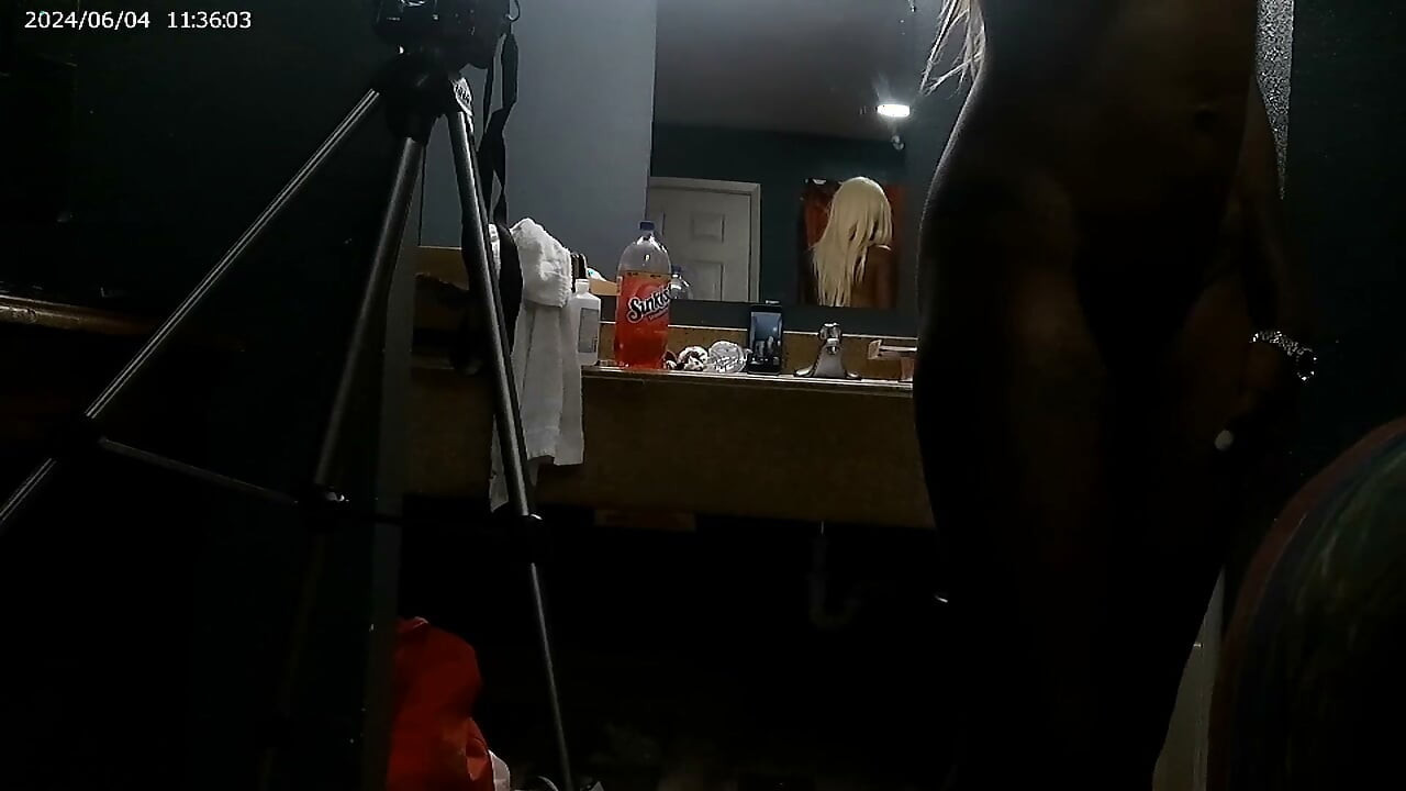 Skinny Petite Butt in Shower