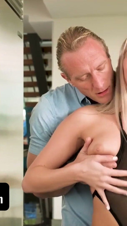 Naughty Step Daughter Starts Licking Her Stepdad’s Cock While Talking To Her Boyfriend On The Phone | Clip 2