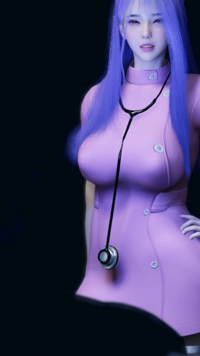 3D geile schlampe, asiatische krankenschwester hat hardcore-sex mit bbc