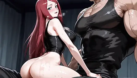 Yujiro (Baki) x Kushina (Naruto)