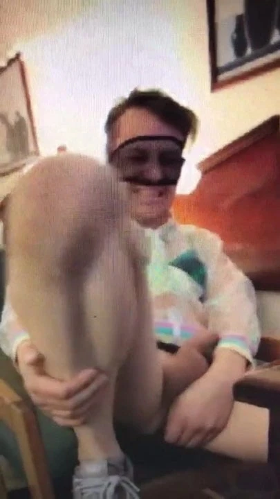 Fostoz Strokes his pathetic clit for mistress