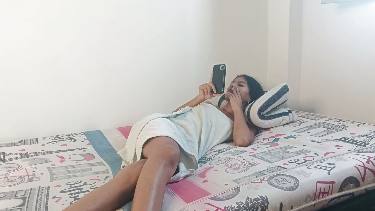 I give my neighbor's pussy a good lick and then she sucks my cock