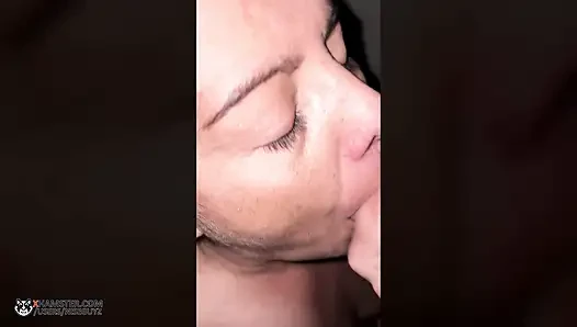 Lorie Cree sucking and swallowing step-son