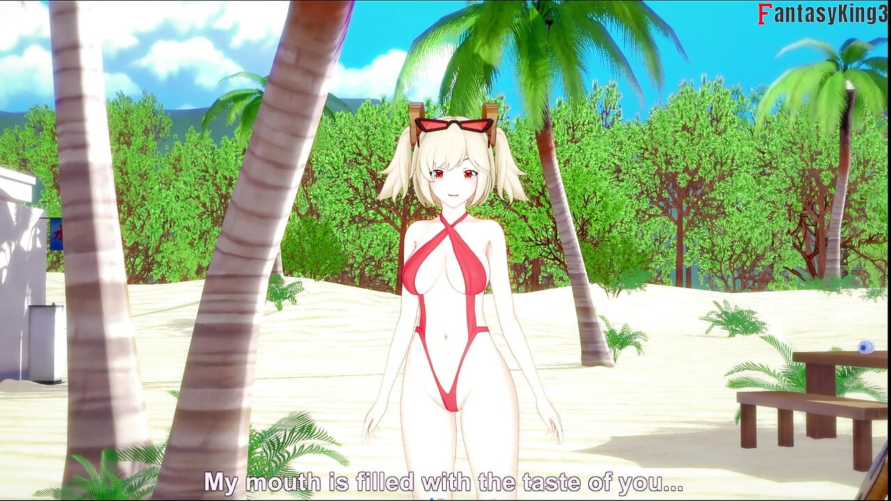 Burnice Bikini Blowjob on the beach - 1 - Zenless Zone Zero (ZZZ)