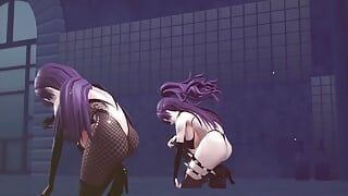Mmd R-18 Anime Girls Sexy Dancing clip 155