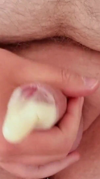 Epic moment from "Giant load of cum! Cumshot After three weeks of not wanking"