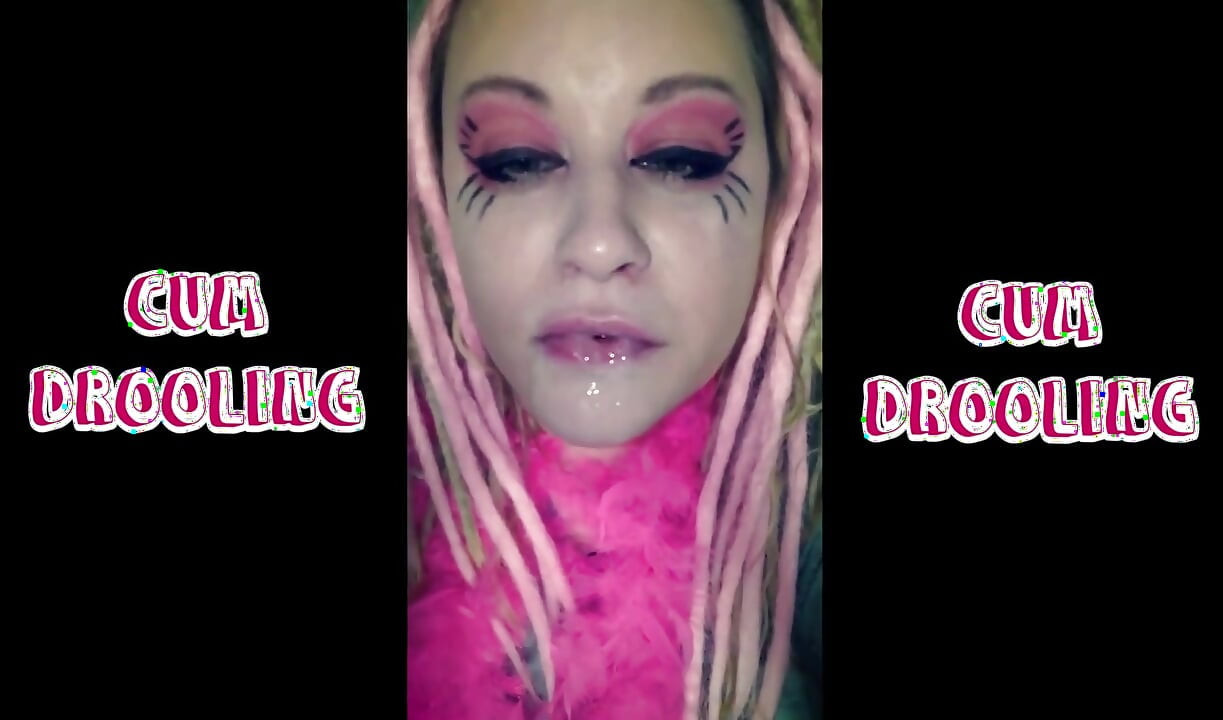 Porra babando com sons de slurping estendidos