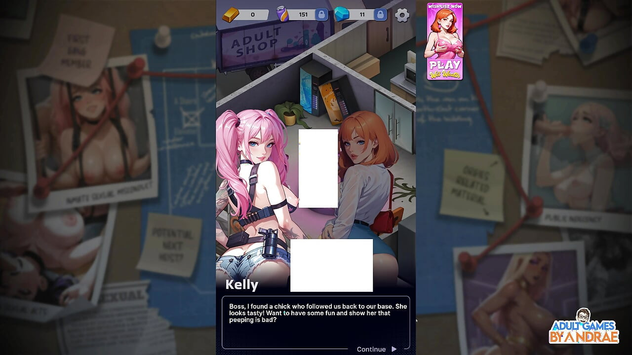 荡妇小队游戏第1部分 - Kelly和Tiffany加入剧组