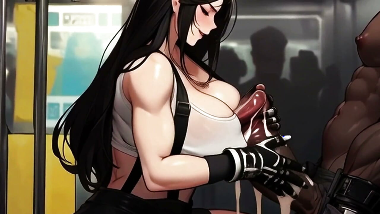 Tifa ищет хуй в поезде