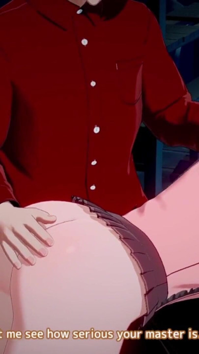 Fucking anime girl in a cellar, beautiful blowjobs | Clip 1