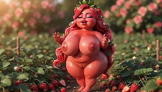 "Tatlı çilekli ama güzel sürtük - edepsizce konuşuyor ve götünü oynatıyor 🍓"