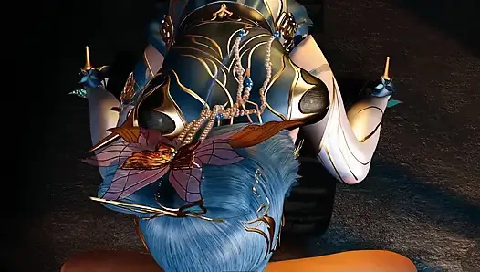 3D Horny Slut Babe Naked Her Huge Boobs Got Fucked so Hard