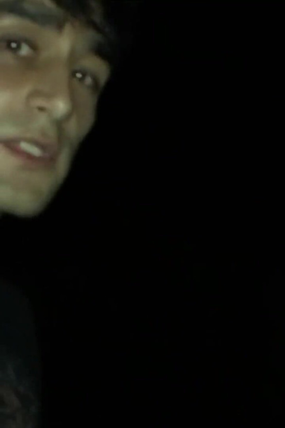 Loudly Night Cumshot on Light Pole. Fast Jerking