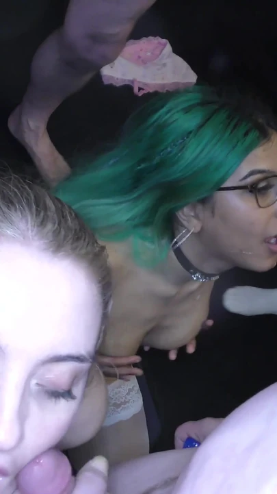 Three Stunning Babes Have Some Hard Peckers to Play with