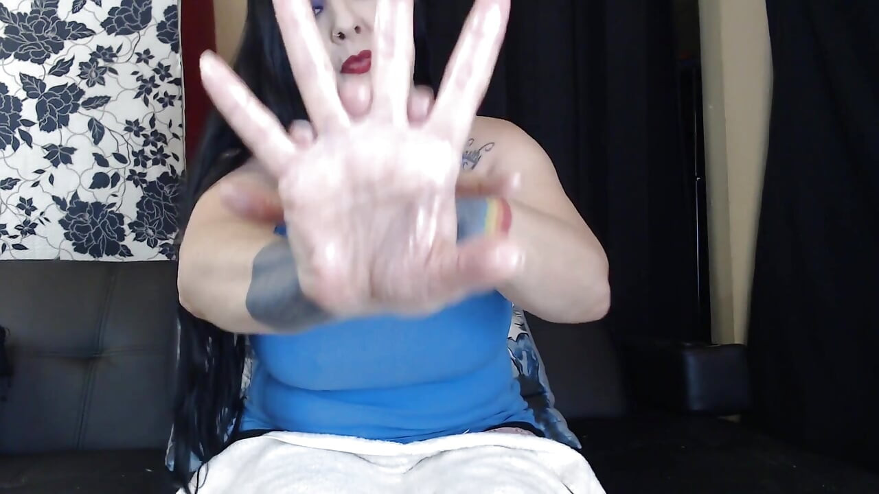 Oil Hands Rubbing Caressing Dripping
