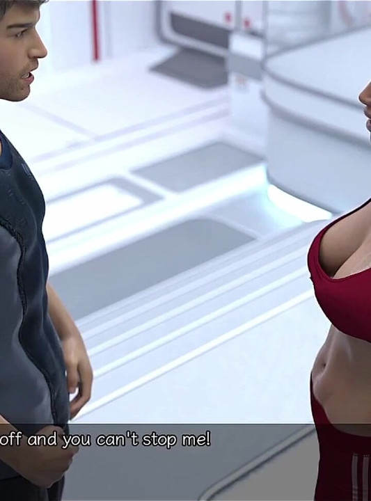 Échouée dans l’espace - une maîtresse femdom me doit des baisers