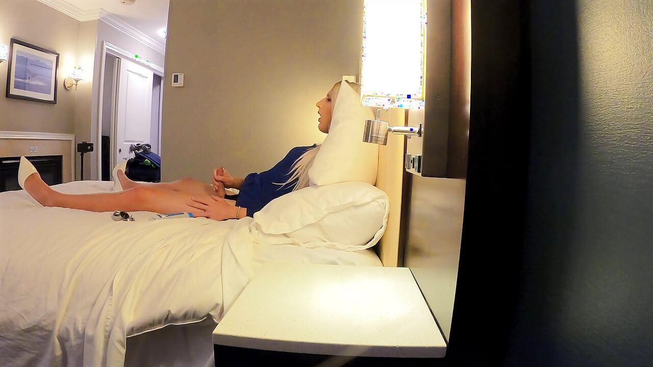 Super Hot Femboy Jerking in Hotel Compilation