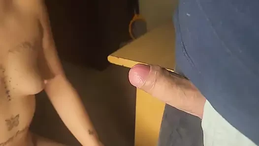 My 18 Year Old Stepdaughter Like to Suck My Dick After I Fucked My Wife