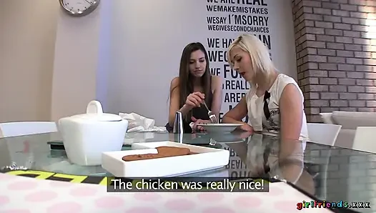 Girlfriends XXX - Lesbian Gfs Pussy Tastes Sweeter Than Pie