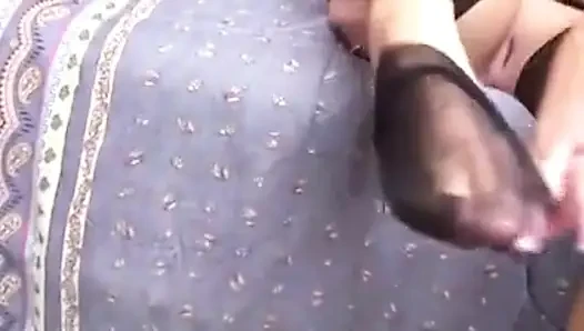 Sexy blonde bends over and shows her tight pussy and ass