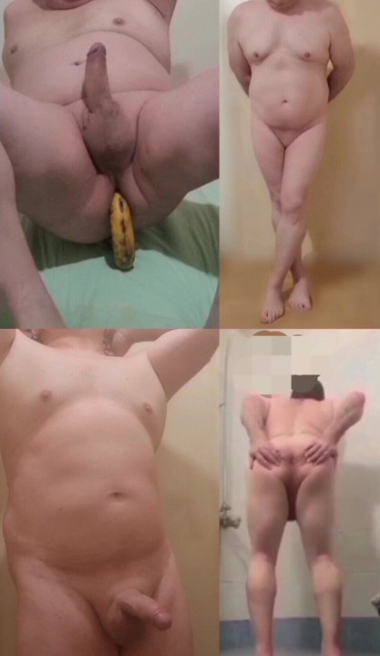 Me poses naked bathing