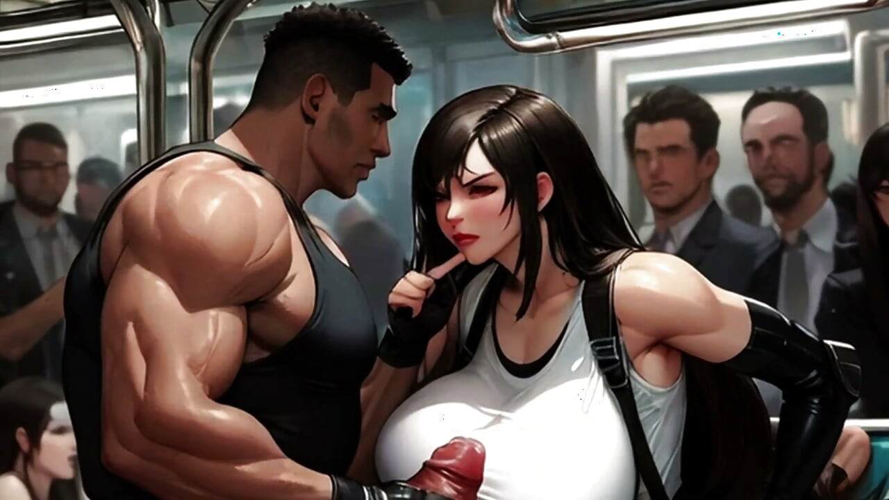Tifa zostaje zerżnięta w pociągu Midgar