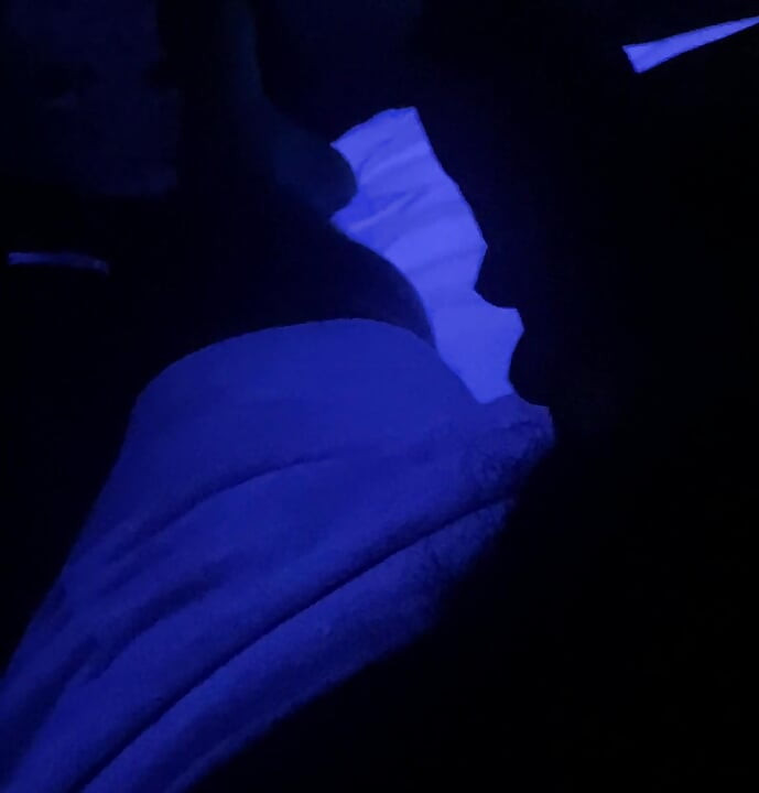Testing in black light.