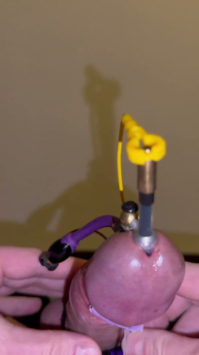PES Electro Deepthroat Big Jim Cock Milking | Clip 1