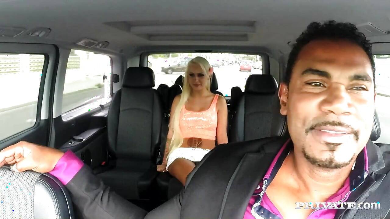 Blonde takes a juicy black dick in her pussy and mouth