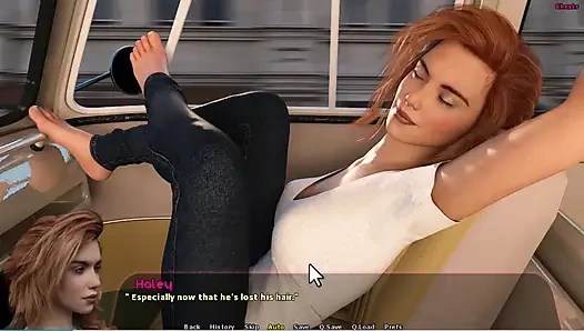 Haley hikayesi #10 - Haley sıska yüzmeye gitti. Asriane Stephanie Johannes sakso çekiyor.